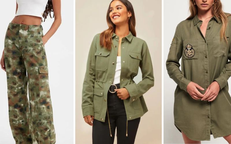 phong cách military